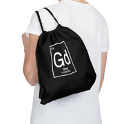God Element Logo Outdoor Drawstring Bag (Black)