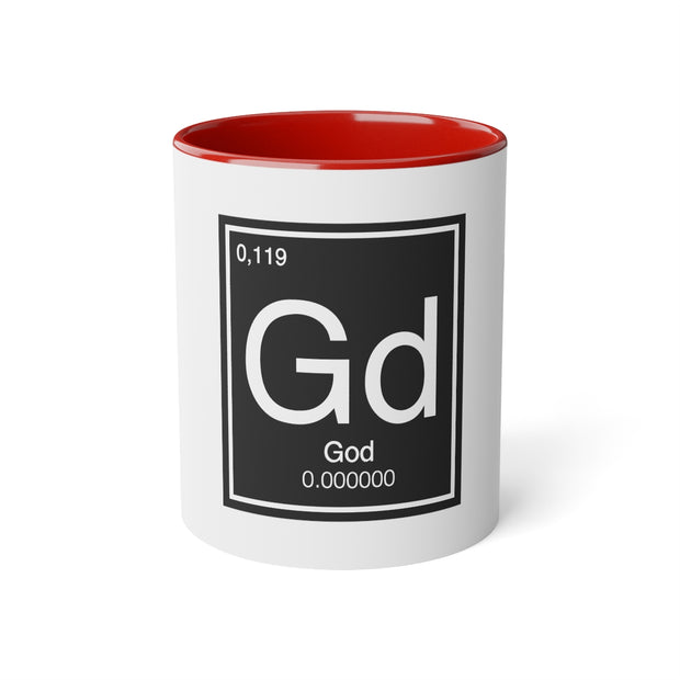 God Element Logo Accent Mug, 11oz